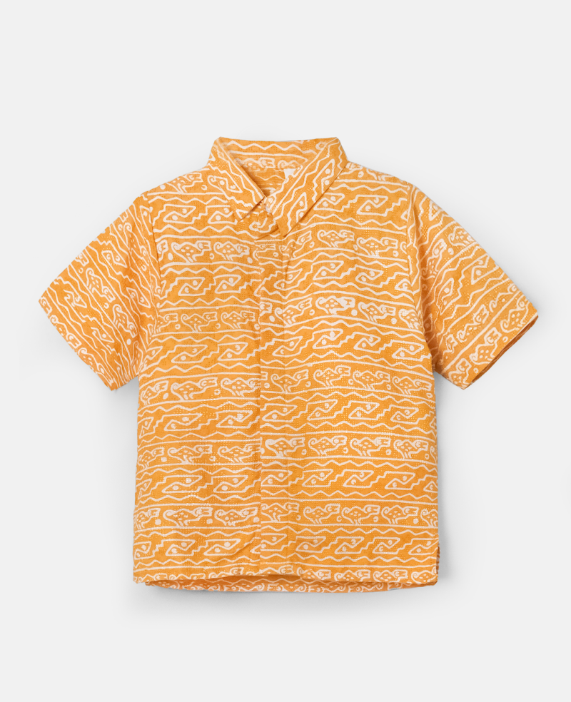 Batik Dino Shirt Yellow